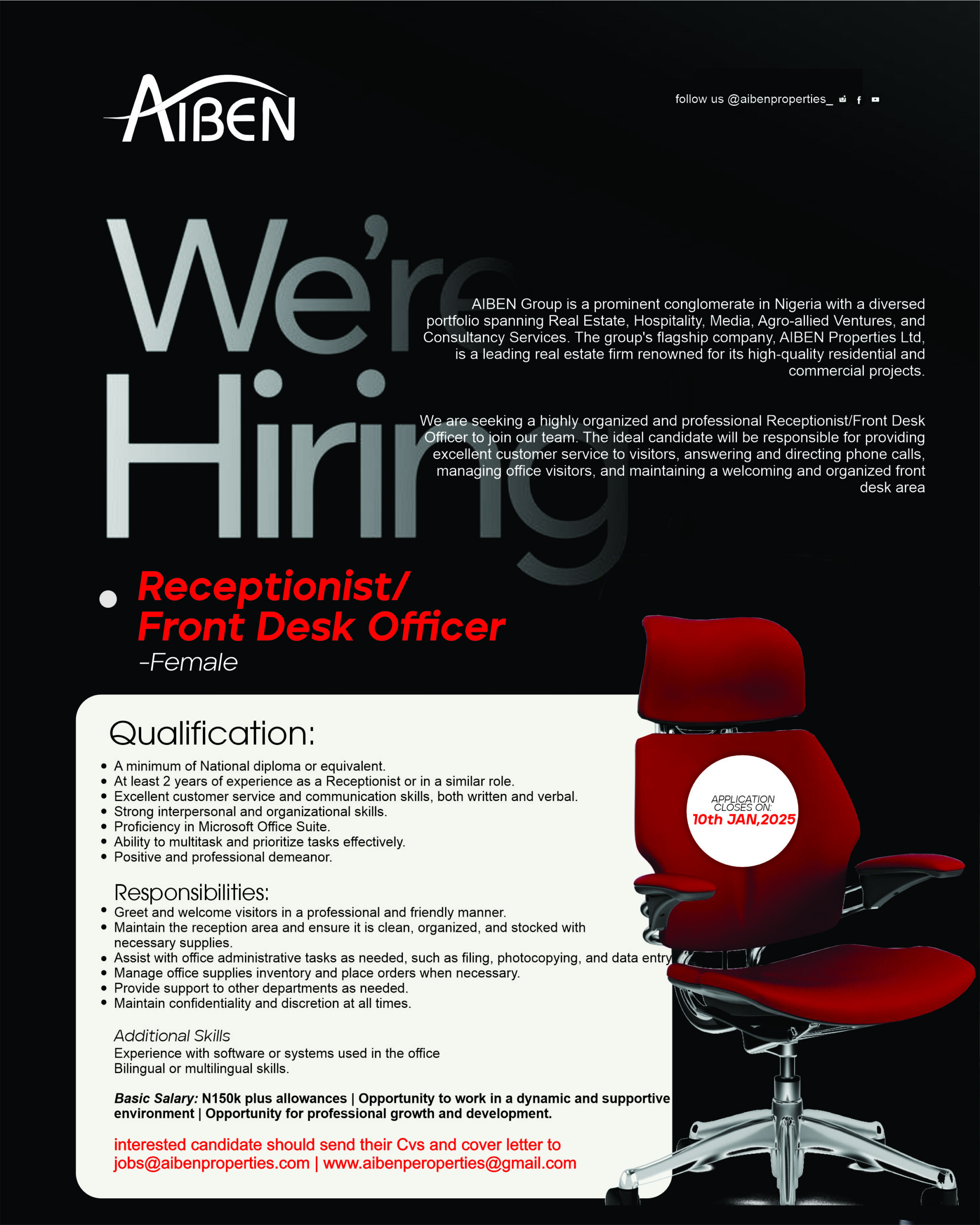 Receptionist