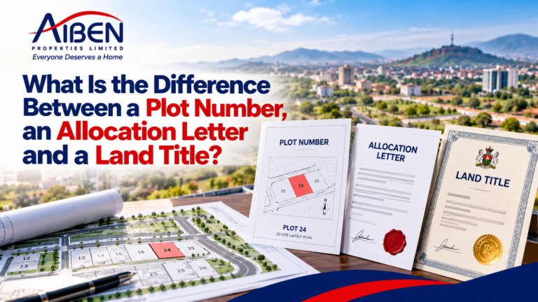 What Is the Difference Between a Plot Number, an Allocation Letter and a Land Title?