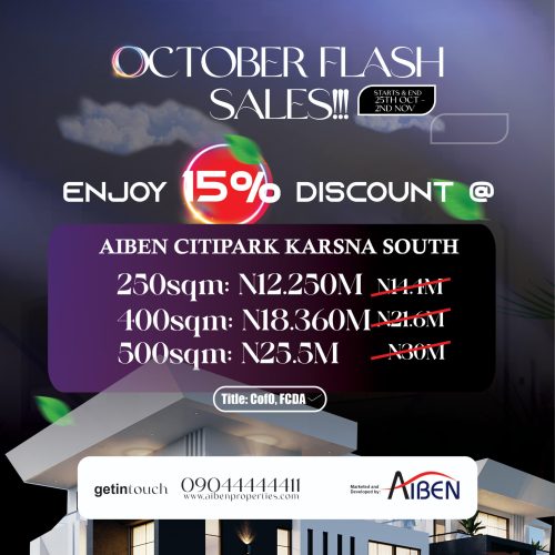 AIBEN Citi Park October Flash Sale: 15% Discount!