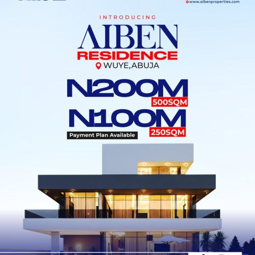 Introducing AIBEN RESIDENCE, WUYE, ABUJA!