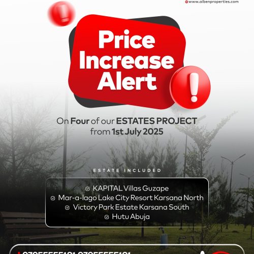 Price Increase Alert: Secure Your Spot in AIBEN’s Premium Estates Before July 1st, 2025!